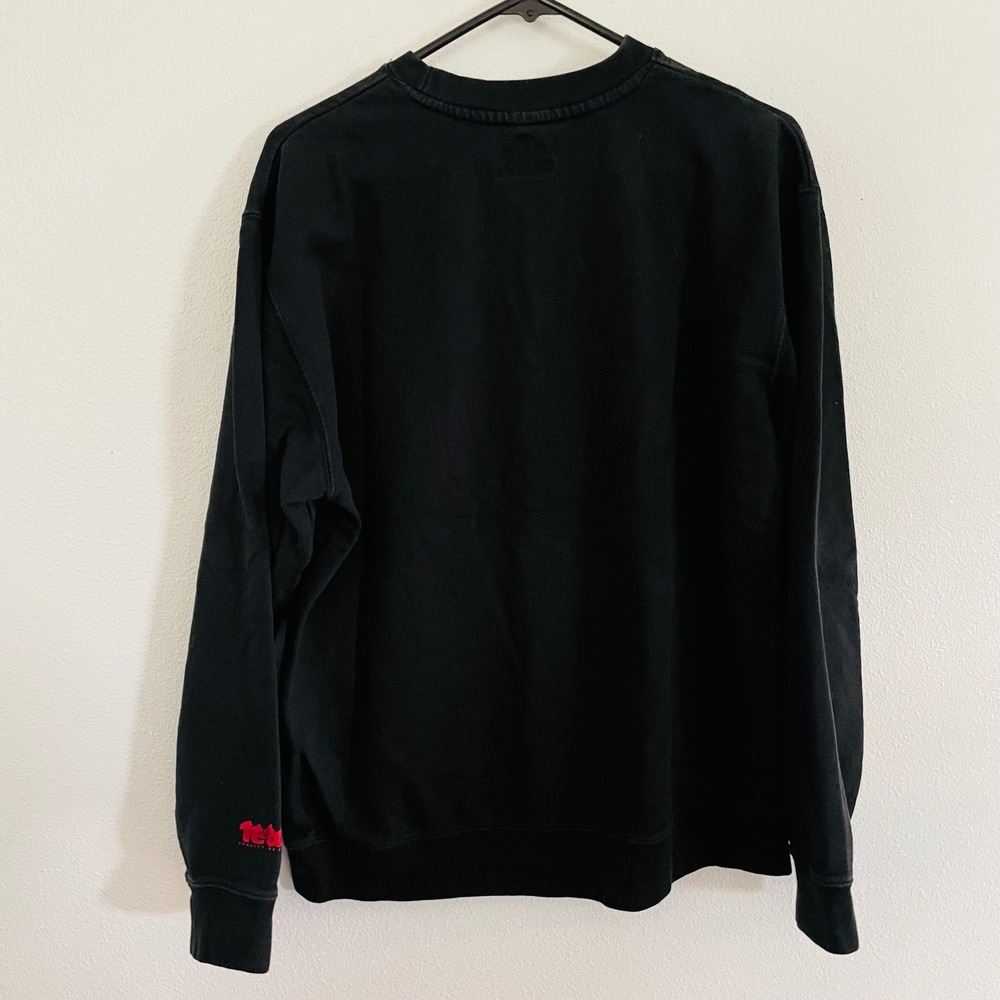 Teton Gravity Research Grateful Dead Skiing Bear Sweatshirt Black Mens Large - Picture 4 of 5